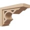 Ekena Millwork 7"W x 21"D x 14"H Classic Sheridan Rough Cedar Woodgrain TimberThane Corbel, Primed Tan CORUR07X21X14SHERCPR - alternate 1